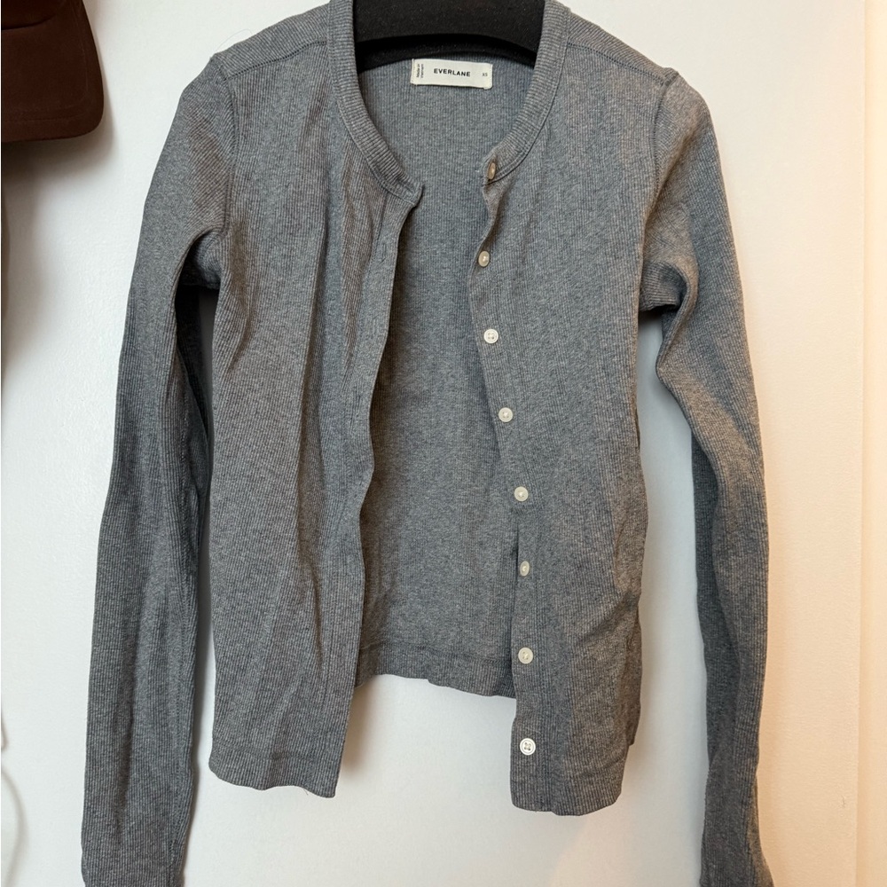 Everlane Classic Gray Cardigan